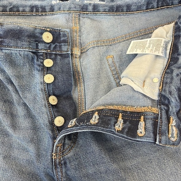 High rise “slouchy” straight leg jeans - Picture 6 of 6